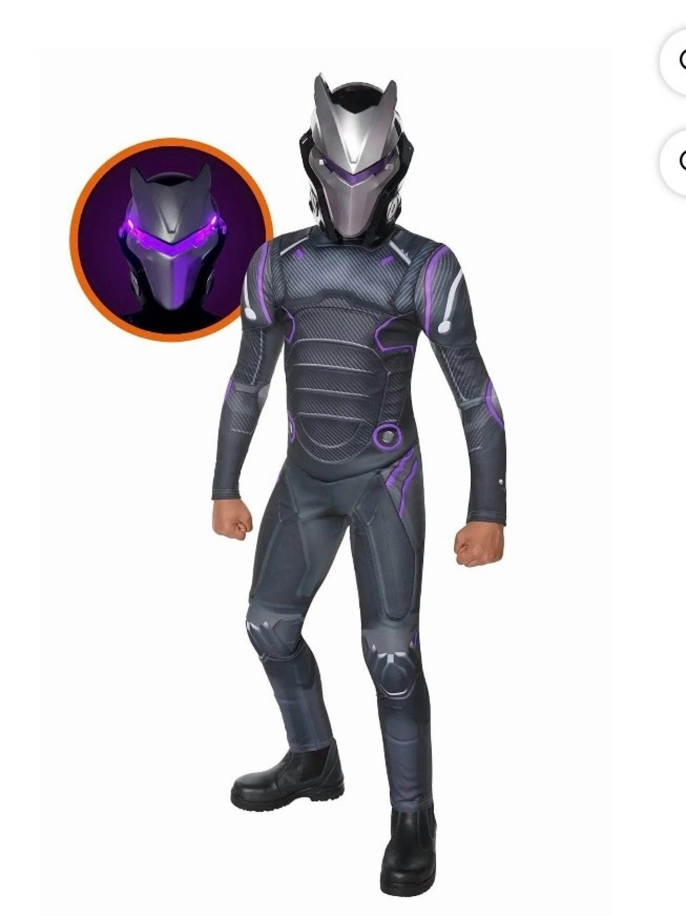 Kids Fortnite Omega Purple Costume size L 10-12
